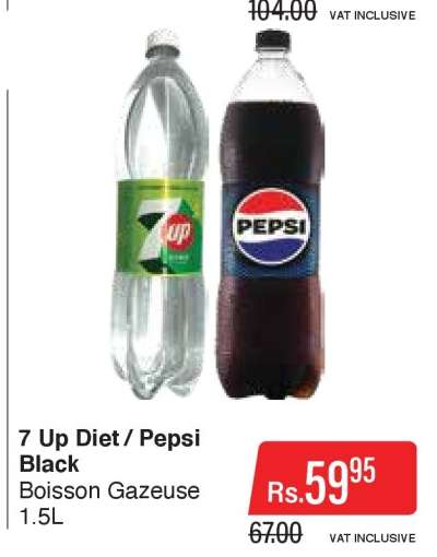 7 Up Diet / Pepsi Black