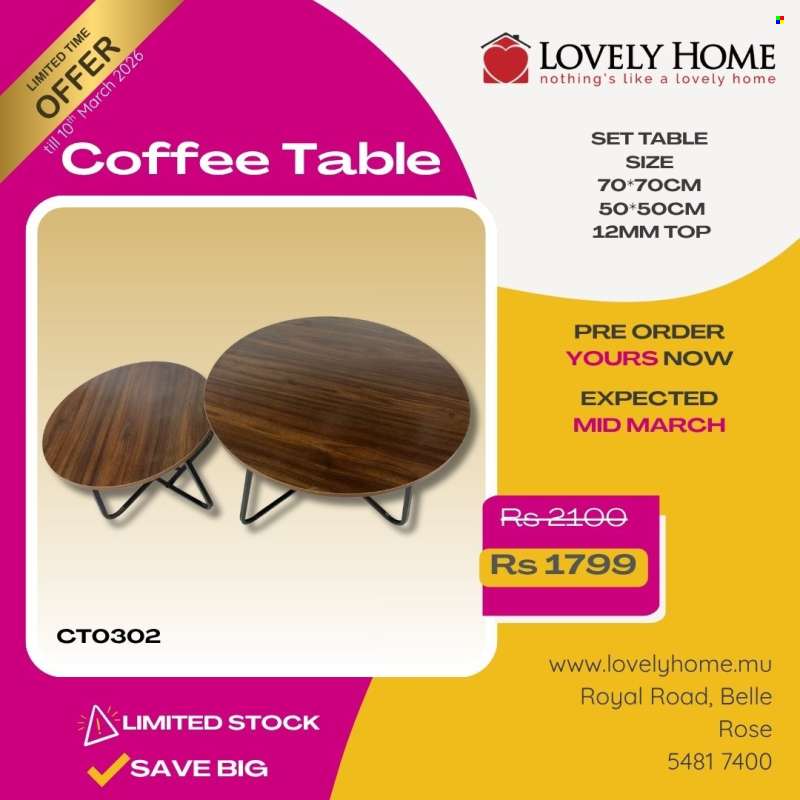 Lovely Home Catalogue.