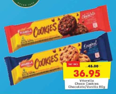Vitarella Choco Cookies Chocolate/Vanilla 80g
