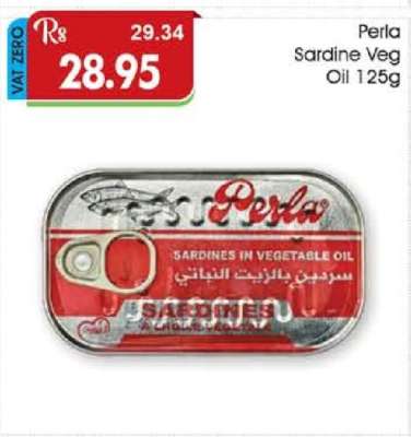 Perla Sardine Veg Oil 125g