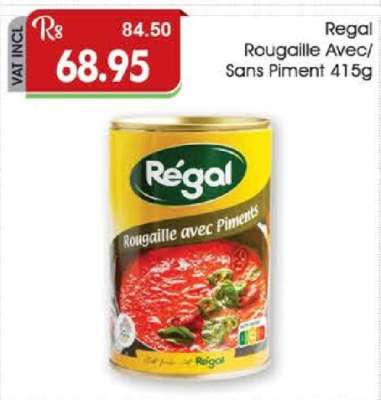 Regal Rougaille Avec/Sans Piment 415g