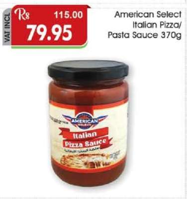 American Select Italian Pizza/Pasta Sauce 370g