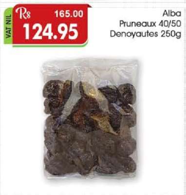 Alba Pruneaux 40/50 Denoyautes 250g