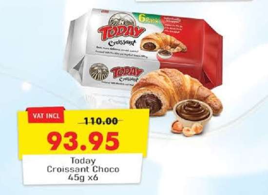 Today Croissant Choco 45g x6