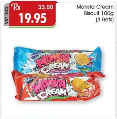 Monsta Cream Biscuit 100g