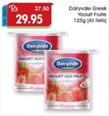 Dairyvale Greek Yaourt Fruite 125g