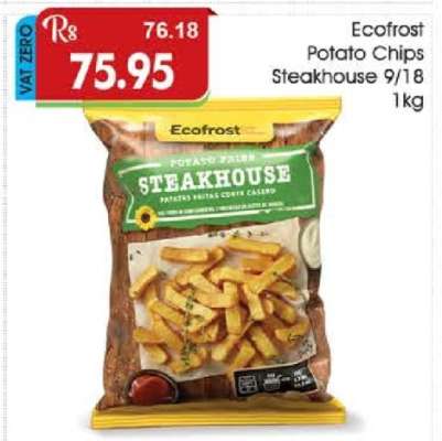 Ecofrost Potato Chips Steakhouse 9/18