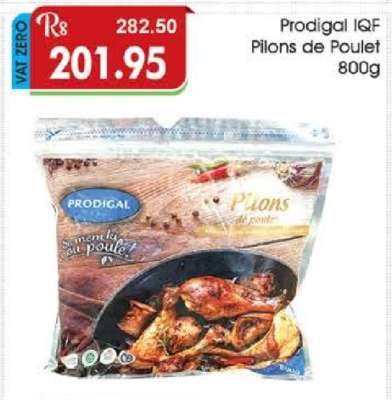 PRODIGAL IQF PILONS DE POULET 800G