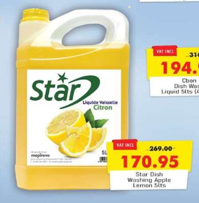 Star Dish Washing Apple/Lemon 5lts