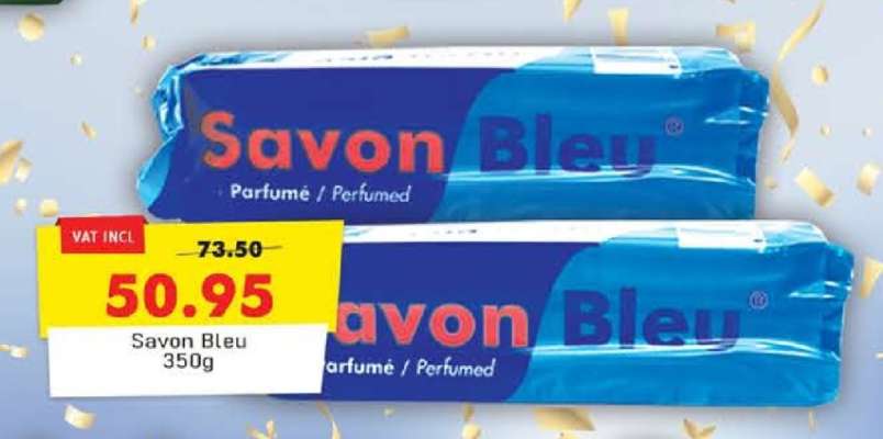 Savon bleu