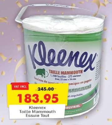 Kleenex Taille Mammouth Essuie Tout