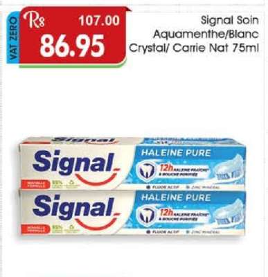Signal Soin Aquamenthe/Blanc Crystal/ Carrie Nat 75ml