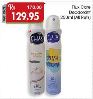 Flux Care Deodorant 250ml (All Refs)