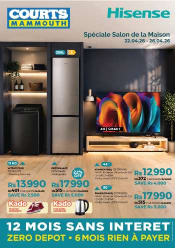 thumbnail - Catalogue Courts Mammouth - Hisense & Ingco SDM Flyer