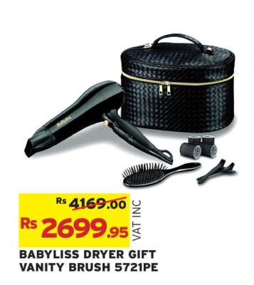 BABYLISS DRYER GIFT VANITY BRUSH 5721PE