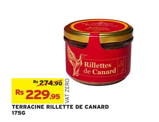 TERRACINE RILLETTE DE CANARD