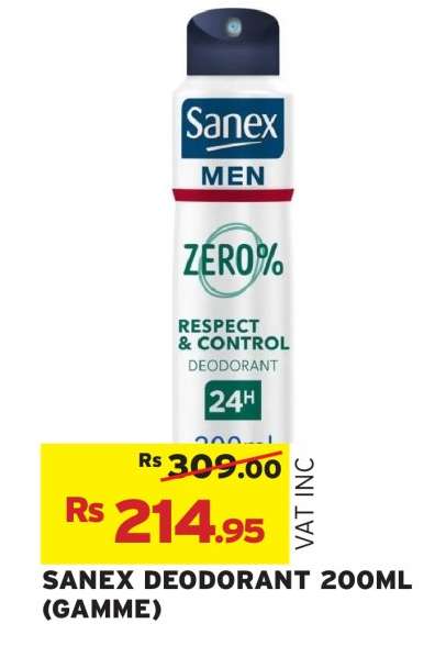 SANEX DEODORANT 200ML (GAMME)
