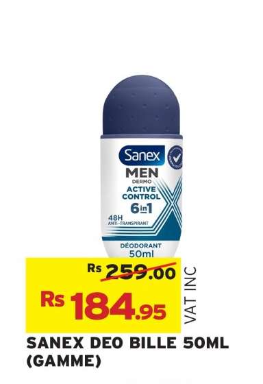 SANEX DEO BILLE 50ML (GAMME)