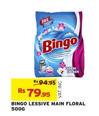 BINGO LESSIVE MAIN FLORAL 500G