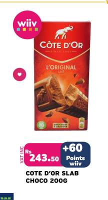 COTE D'OR SLAB CHOCO 200G
