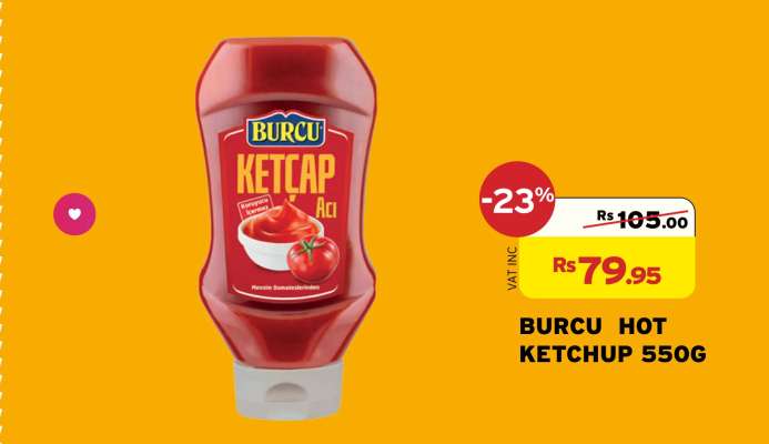 BURCU HOT KETCHUP 550G