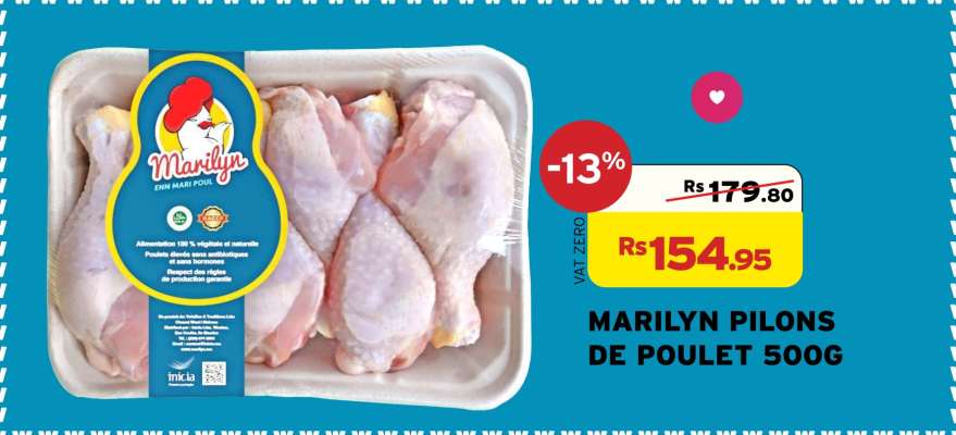 MARILYN PILONS DE POULET 500G