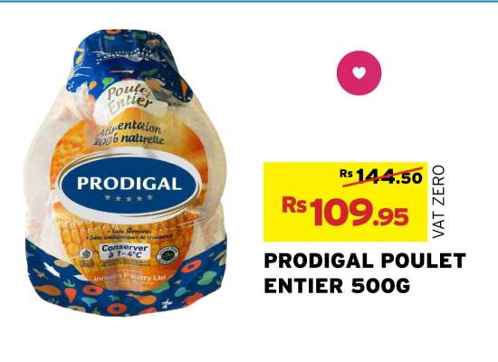 PRODIGAL POULET ENTIER 500G