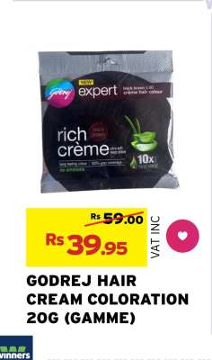 GODREJ HAIR CREAM COLORATION 20G (GAMME)