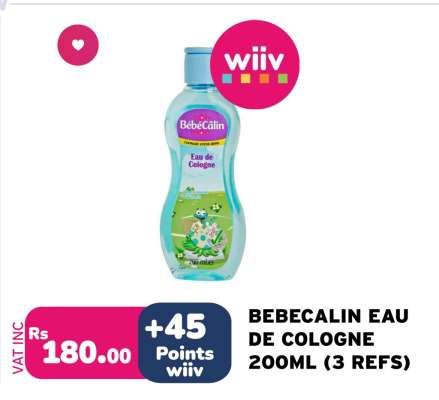 BÉBÉCALIN EAU DE COLOGNE 200ML (3 REFS)