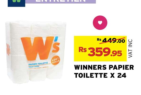 WINNERS PAPIER TOILETTE X 24