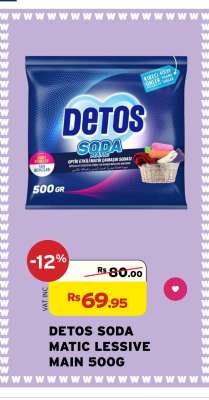 DETOS SODA MATIC LESSIVE MAIN 500G