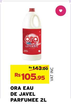 ORA EAU DE JAVEL PARFUMEE 2L