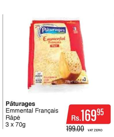 Pâturages Emmental Français Râpé