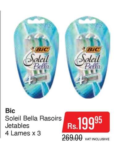 Bic Soleil Bella Rasoirs Jetables