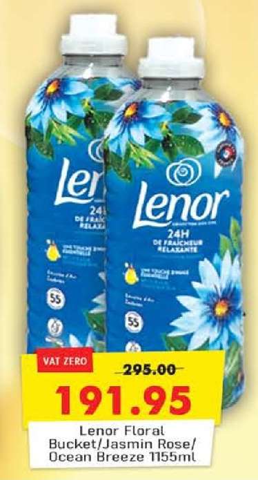 Lenor Floral Bucket/Jasmin Rose/Ocean Breeze 1155ml