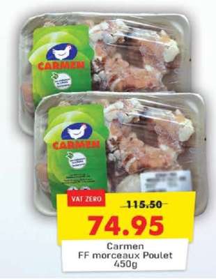 Carmen FF Morceaux Poulet 450g
