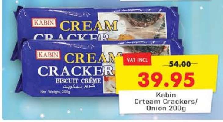 Kabin Crteam Crackers/Onion 200g