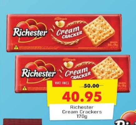 Richester Cream Crackers 170g