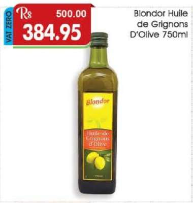 Blondor Huile De Grignons D'olive 750ml