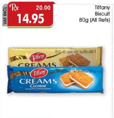Tiffany Biscuit 80g (All Refs)