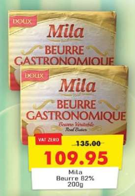 Mila Beurre 82% 200g