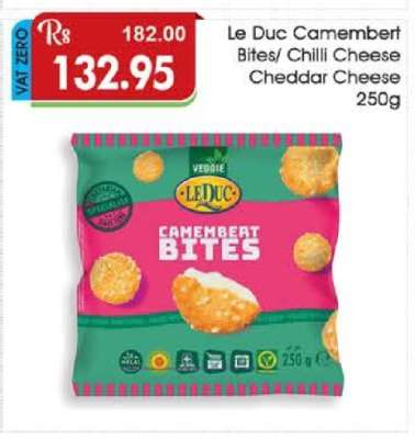 Le Duc Camembert Bites/ Chilli Cheese Cheddar Cheese 250g