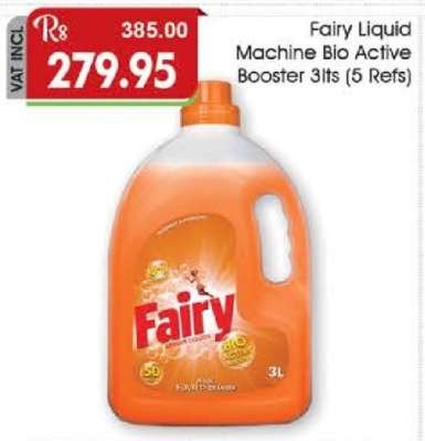 Fairy Liquid Machine Bio Active Booster 3lts (5 Refs)