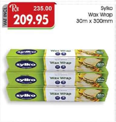 Sylko Wax Wrap 30m x 300mm