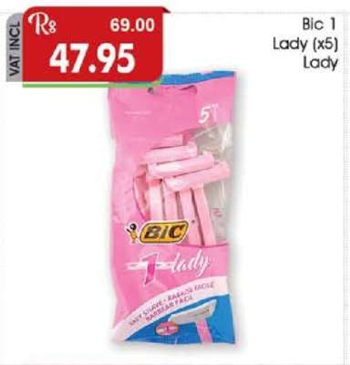 Bic 1 Lady (x5)