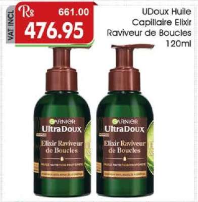 UDoux Huile Capillaire Elixir Raviveur de Boucles 120ml