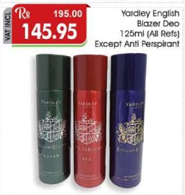 Yardley English Blazer Deo 125ml