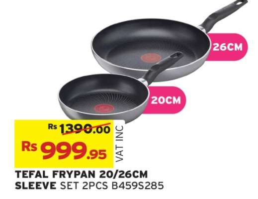 TEFAL FRYPAN 20/26CM SLEEVE SET 2PCS B459S285