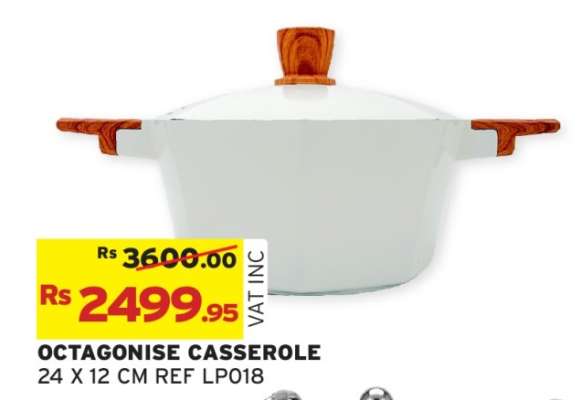 OCTAGONISE CASSEROLE