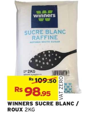 WINNERS SUCRE BLANC / ROUX 2KG